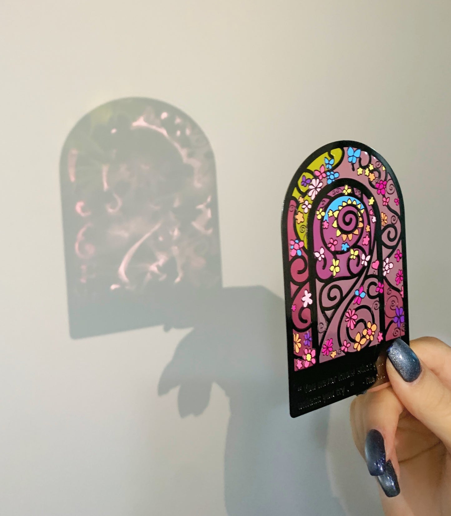 The secret door metal bookmark