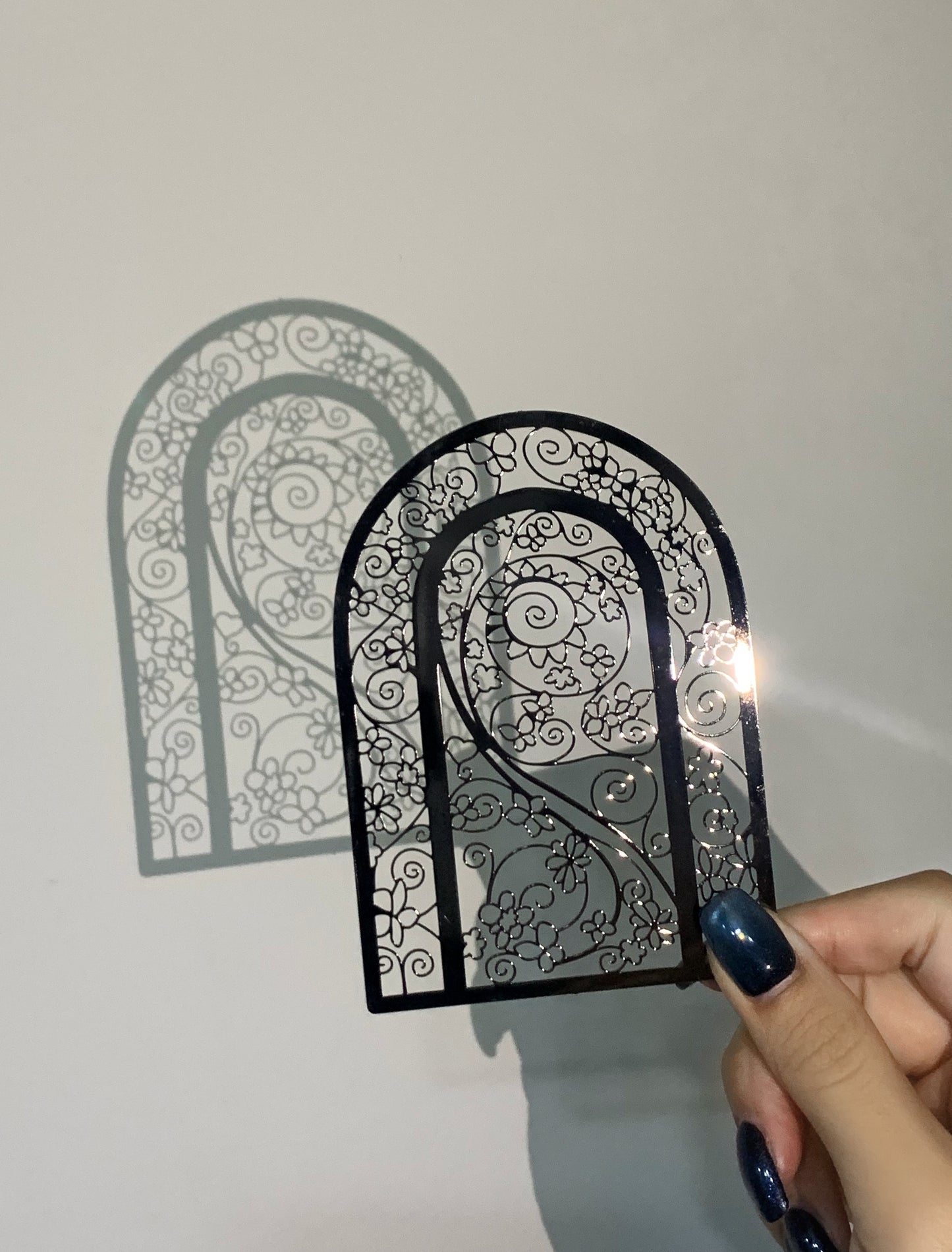The secret door metal bookmark