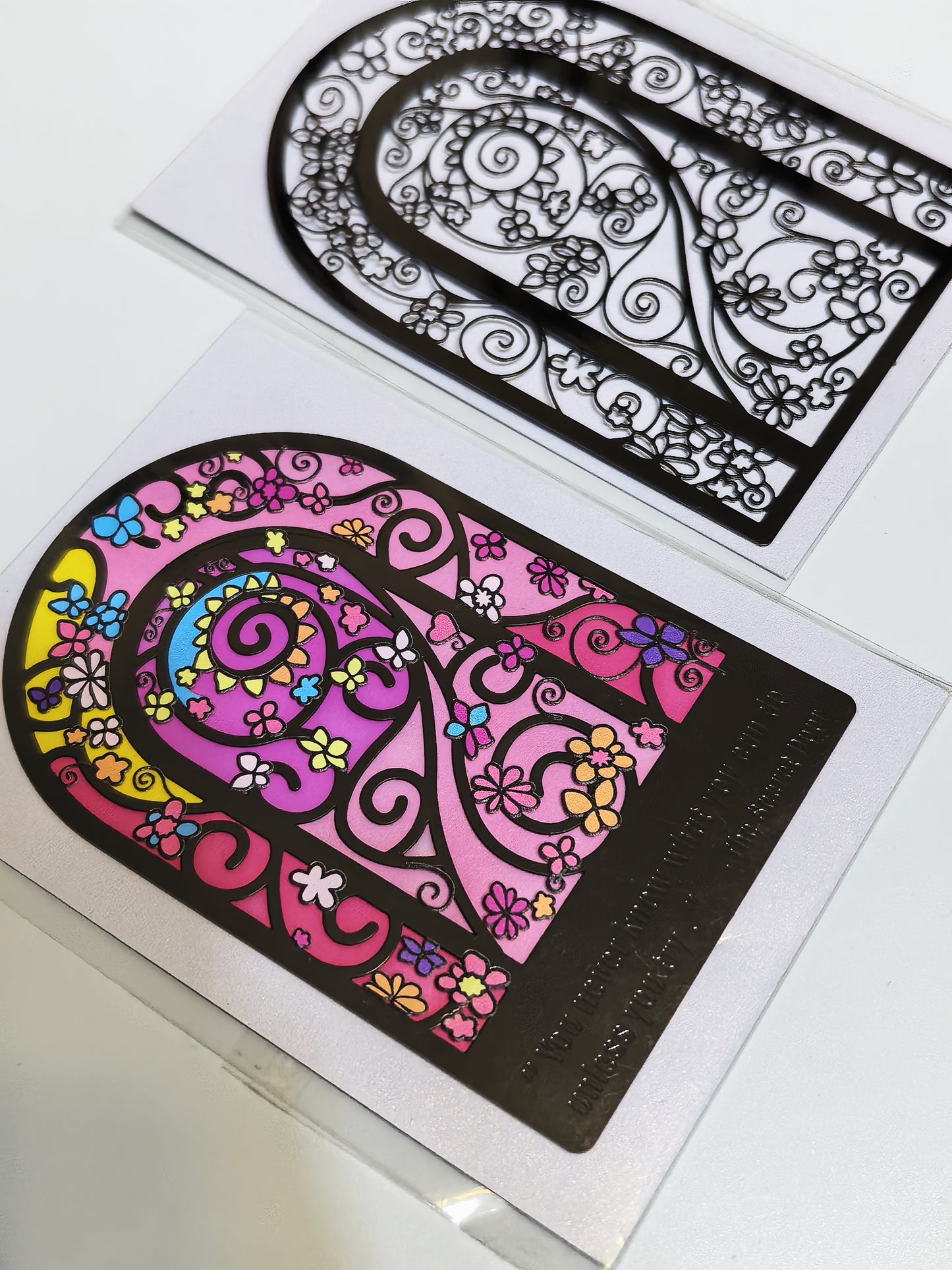 The secret door metal bookmark