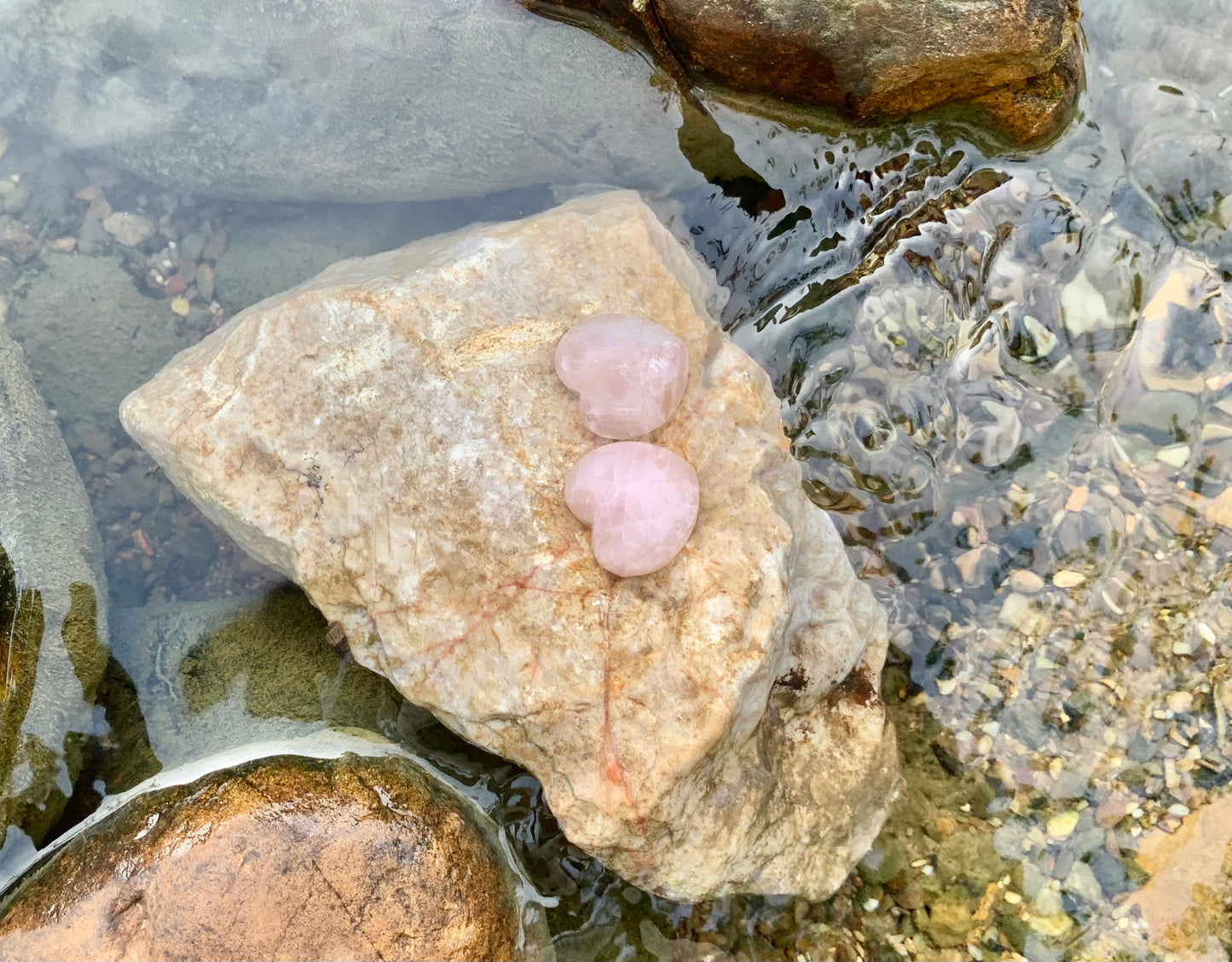 Diamond Castle Necklace heart-shaped stone
