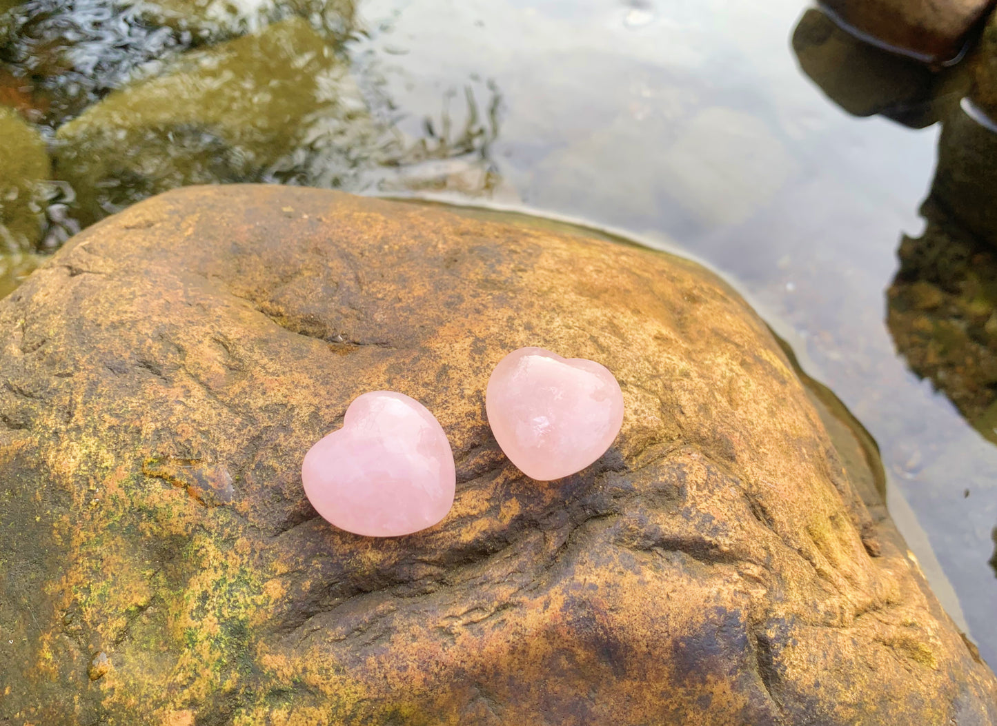 Diamond Castle Necklace heart-shaped stone