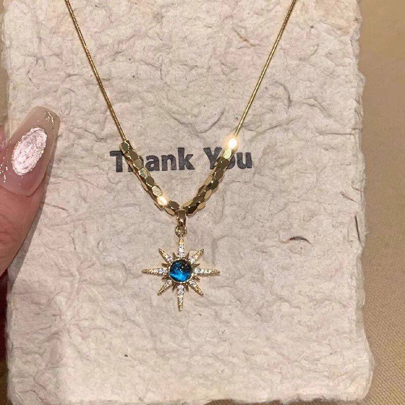 Blue Sun Necklace