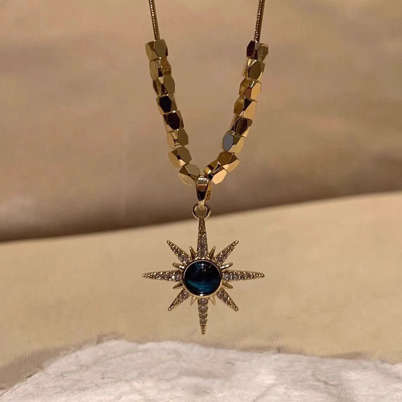 Blue Sun Necklace