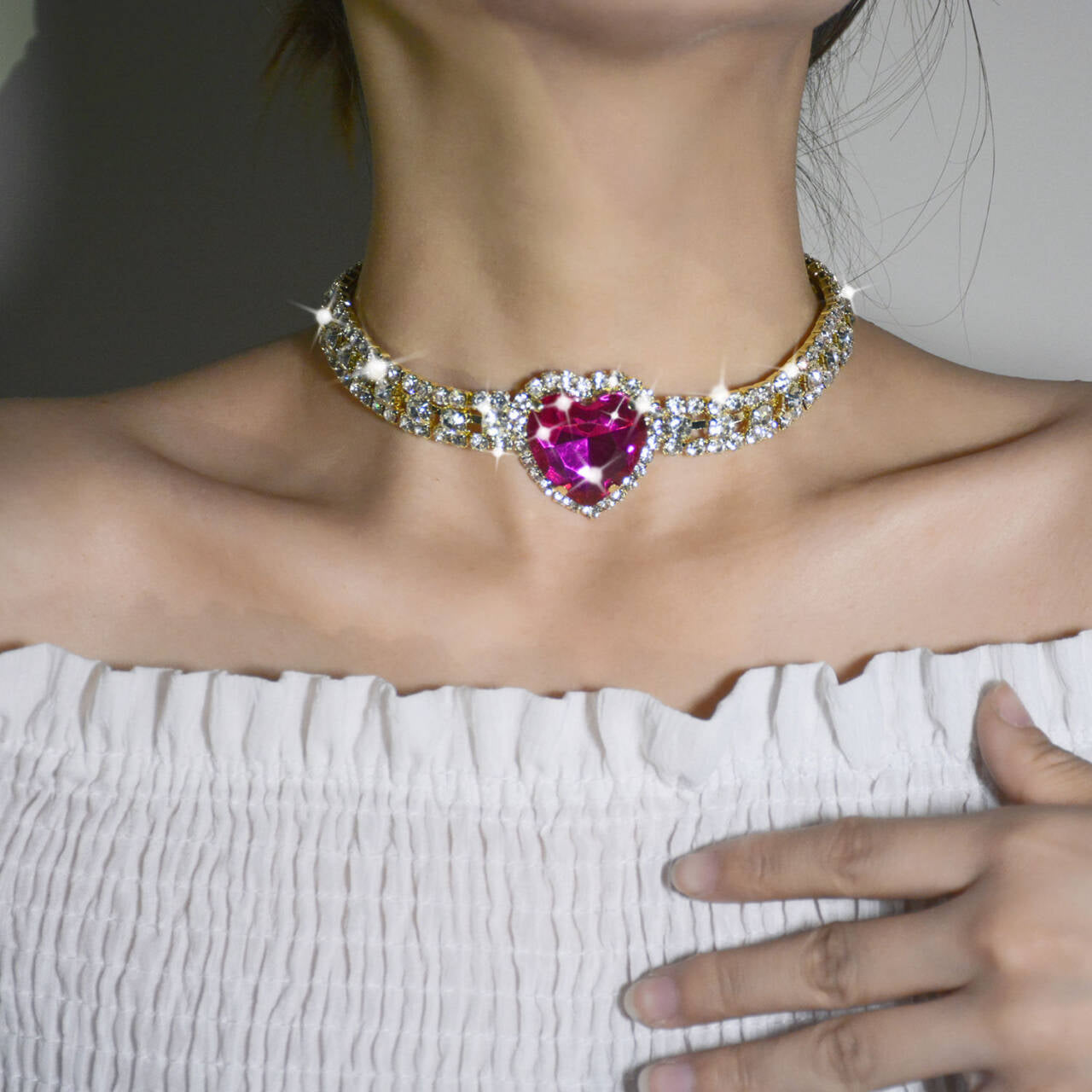 Big heart necklace