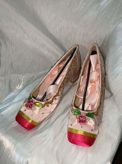 Genevieve's high heels