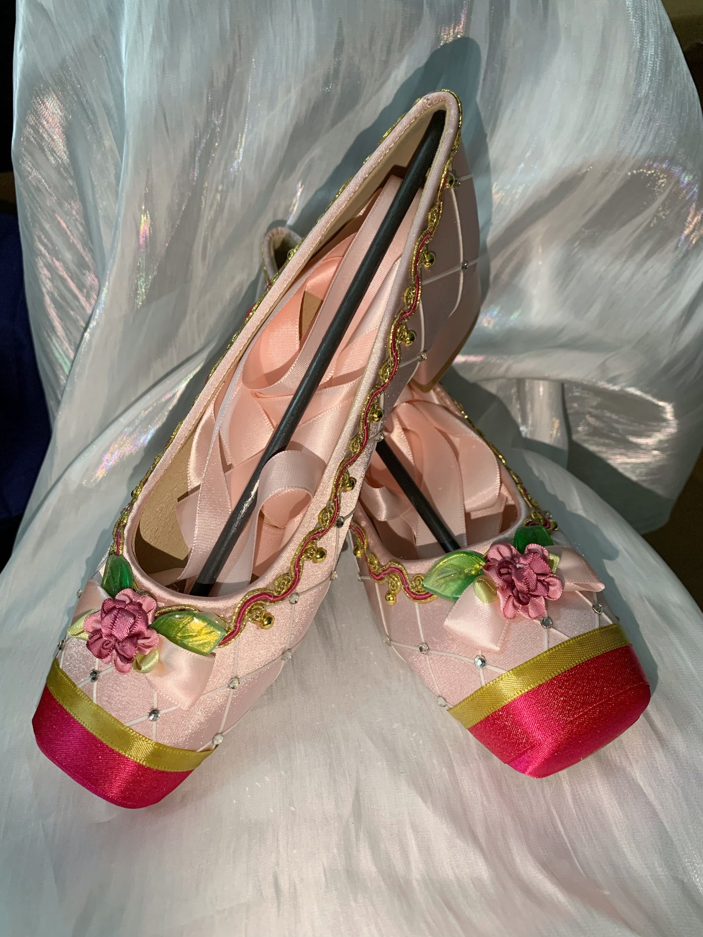 Genevieve's high heels