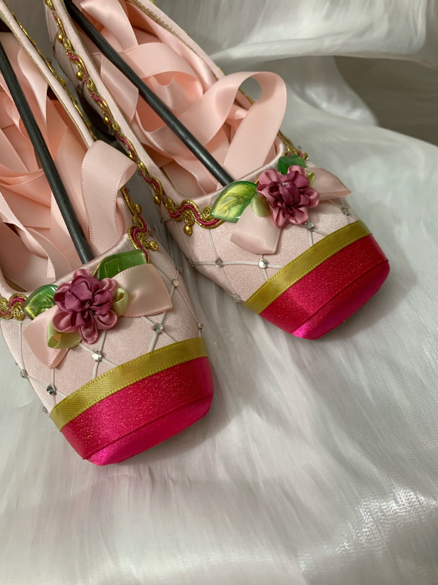 Genevieve's high heels