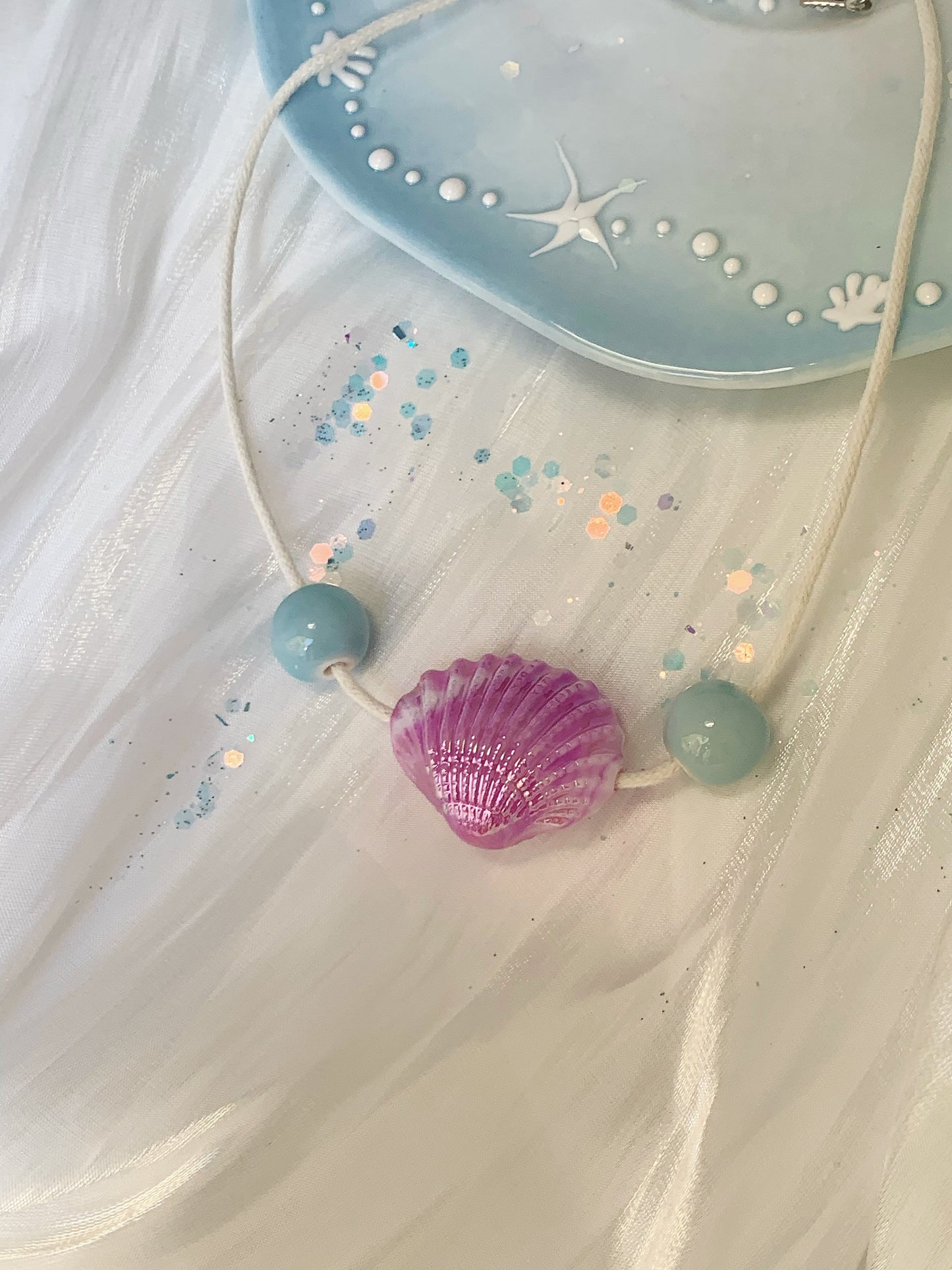 Mermaid Tale shell necklace