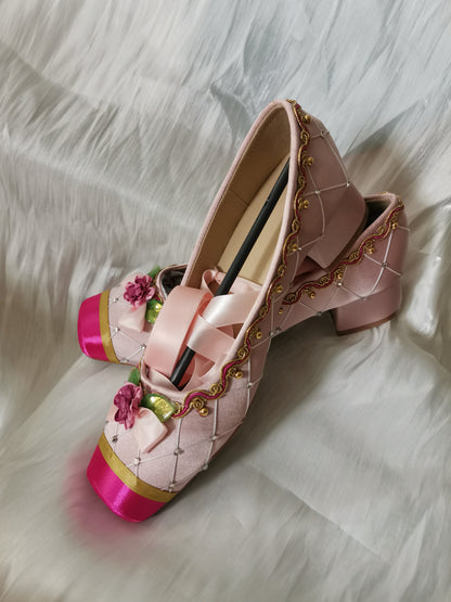 Genevieve's high heels