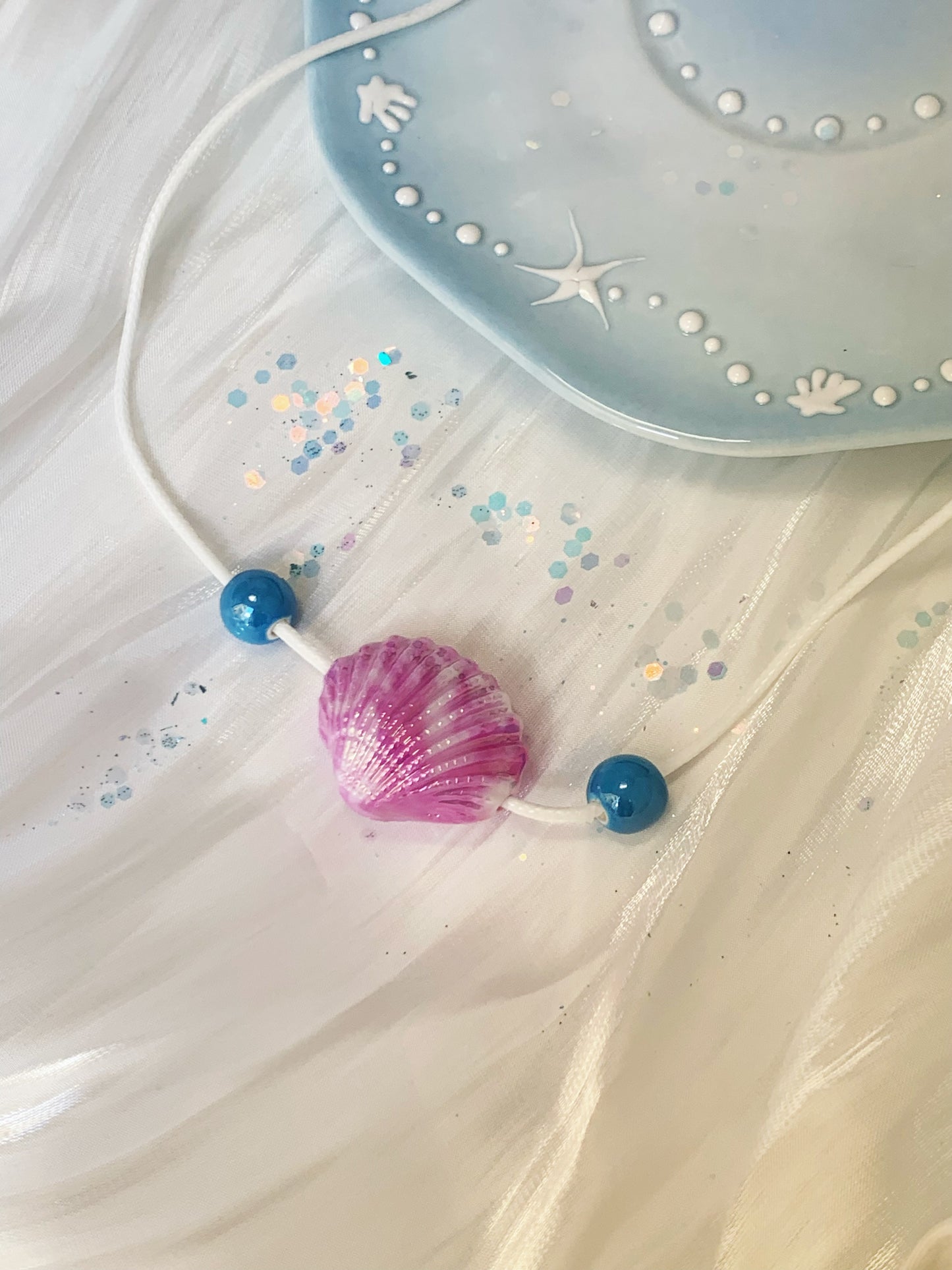 Mermaid Tale shell necklace