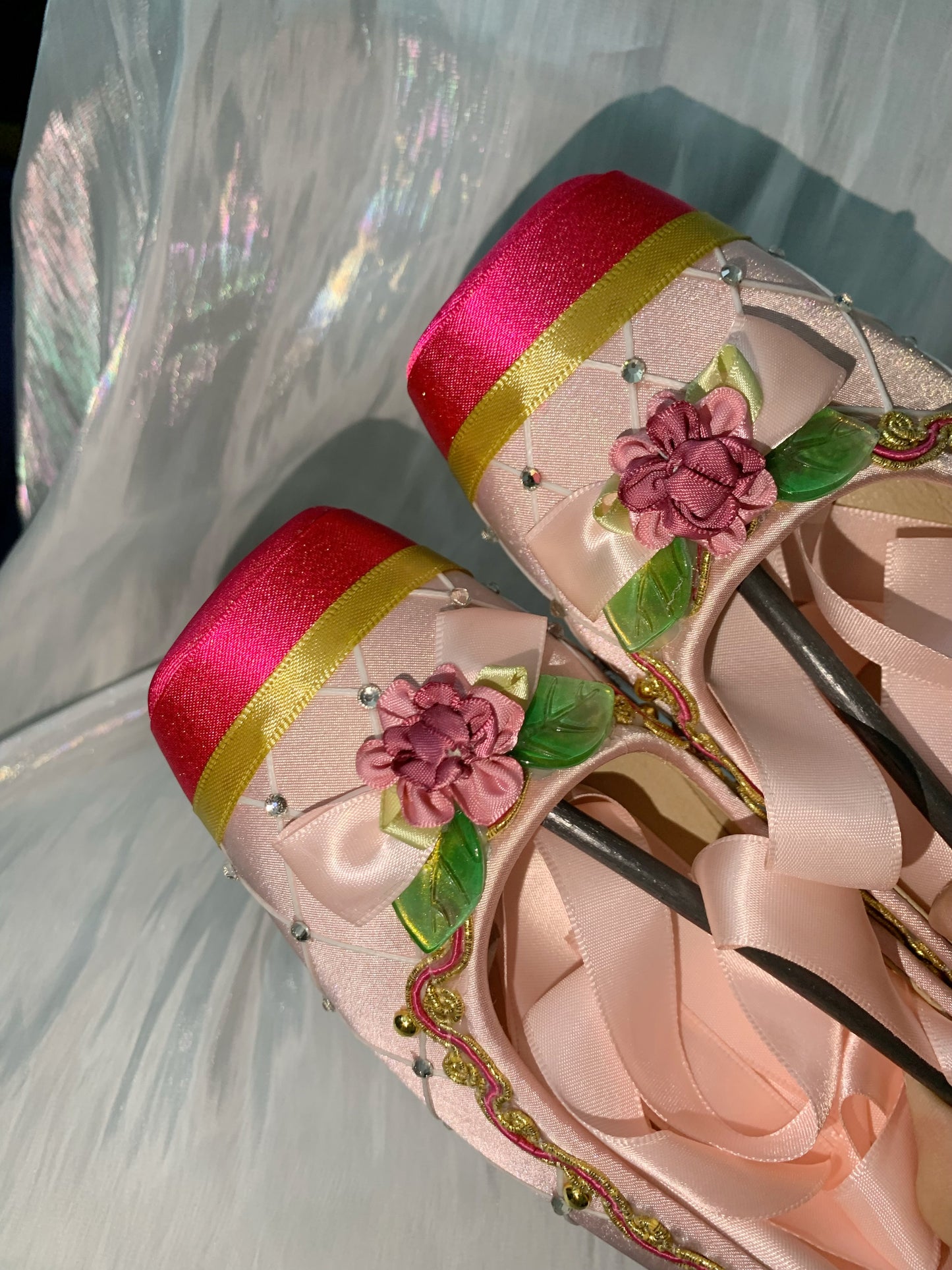 Genevieve's high heels