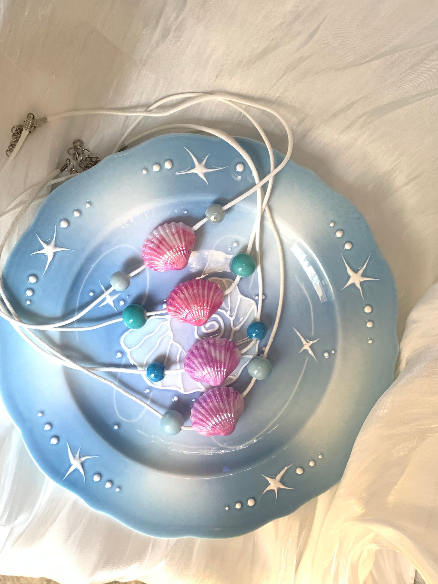 Mermaid Tale shell necklace