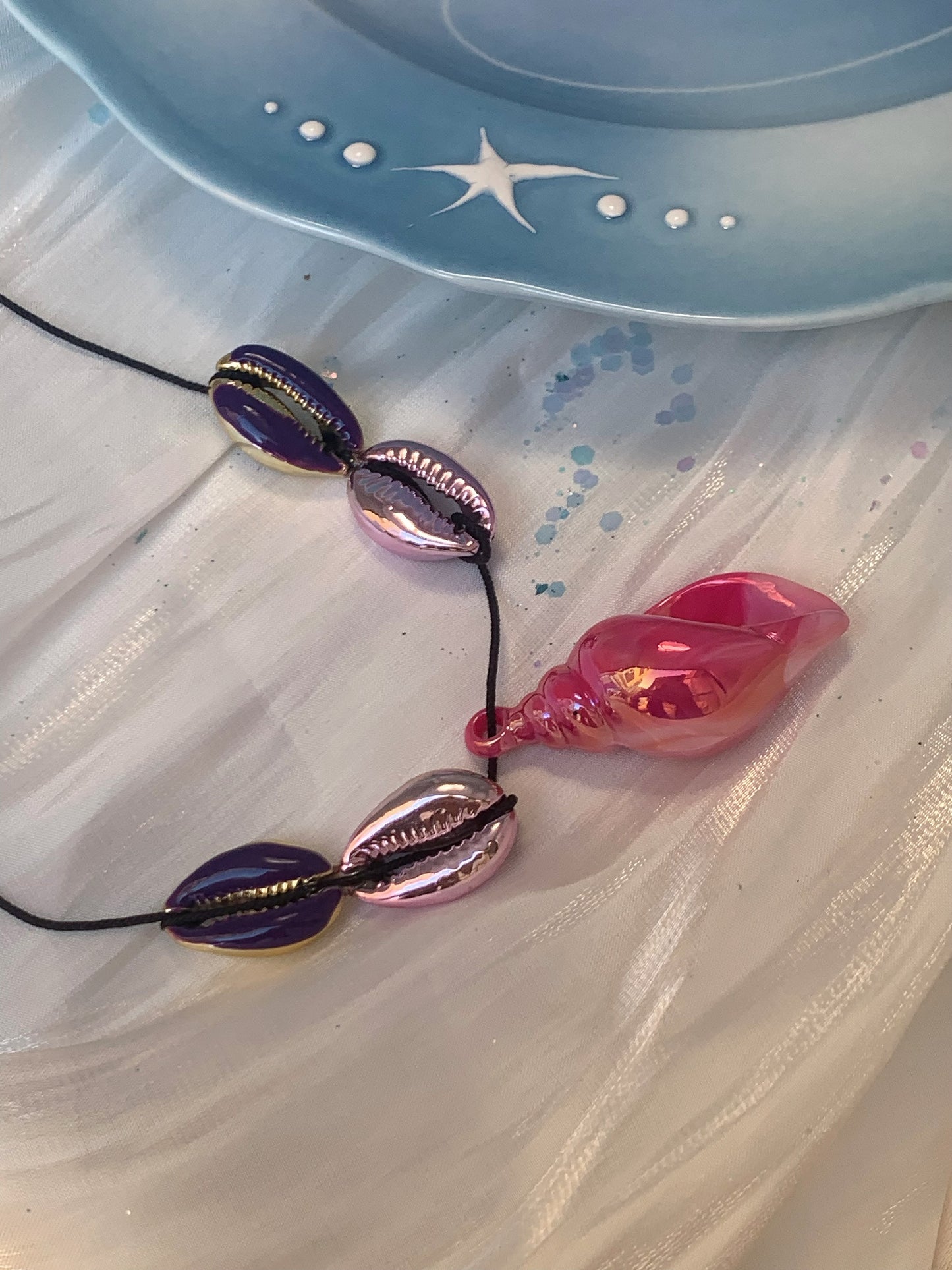 Mermaid tale conch necklace