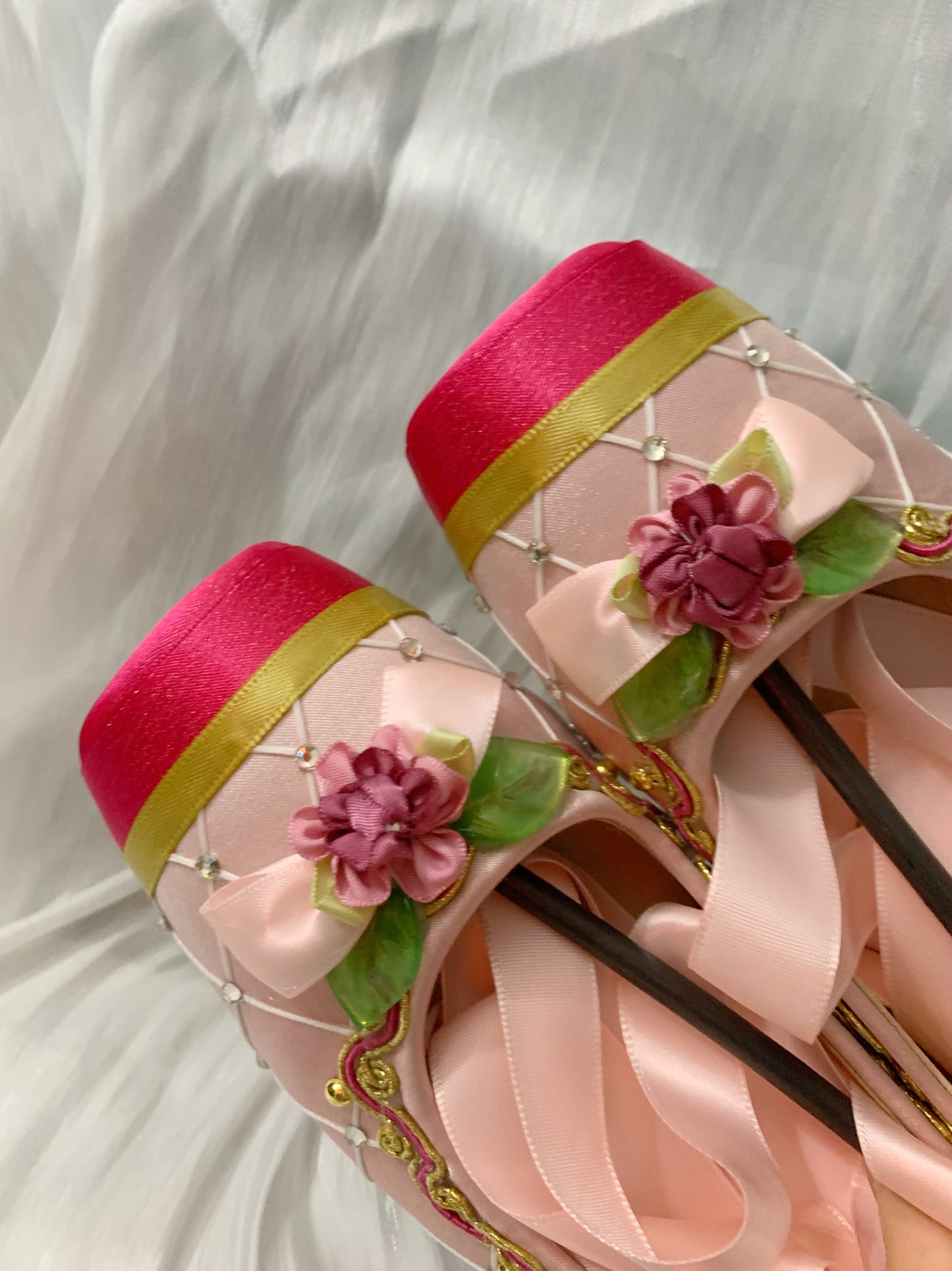 Genevieve's high heels