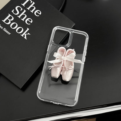 Ballet shoes cell phone holder