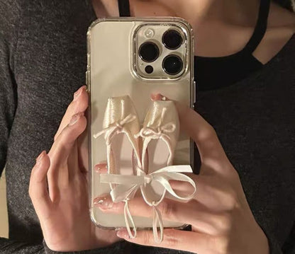 Ballet shoes cell phone holder